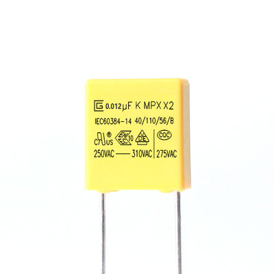 0.012UF MKP X2 Safety Capacitor Self Healing Property عایق مقاومت بالا
