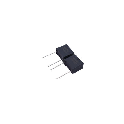 خاكی فلز شده پلی پروپیلن فیلم خازن MMKP82 0.0022uF ~ 10uF شعاعی از طریق حفره نصب