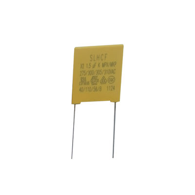 X2 خازن ایمنی 1.5UF/275VAC P22.5MM و ± 20% تحمل ظرفیت تضمین شده برای عملکرد