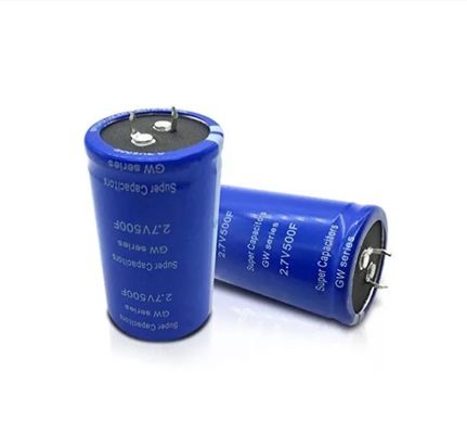 VDE Super Capacitor 2.7 V 500F Long Cycle Life قدرت خروجی بالا