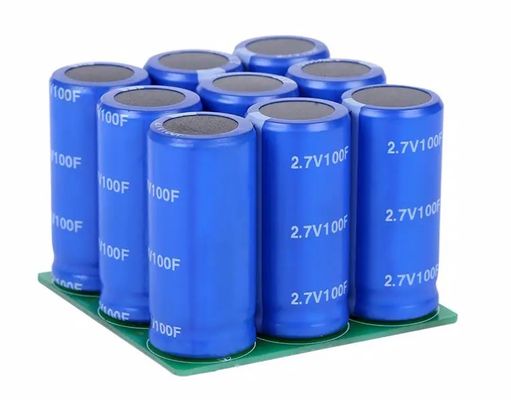 شارژ سریع فوق العاده خازن 2.7 V 100 F طول عمر با راندمان بالا