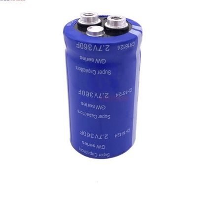 2.7V 360F ماشین ابرخازن ظرفیت تخلیه جریان بالا فوق العاده قوی است
