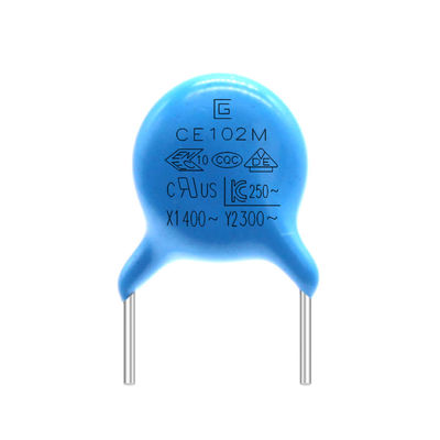 ODM 300VAC Y2 Safety Capacitor 681K برای بار AC فرکانس بالا