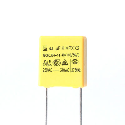 خازن ایمنی شعاعی X2 250VAC محدوده ظرفیت 0.001uF - 4.7uF - 40.C تا 85.C