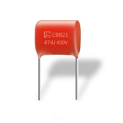 خازن فیلم پلی پروپیلن متالیزه CBB21 474J 400V با مقاومت عایق خوب