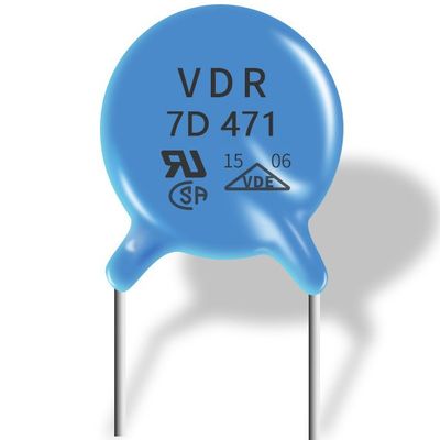 واکنش سریع واریستور اکسید فلزی 07D471k P5MM بدون قطبیت برای سیم برق DC