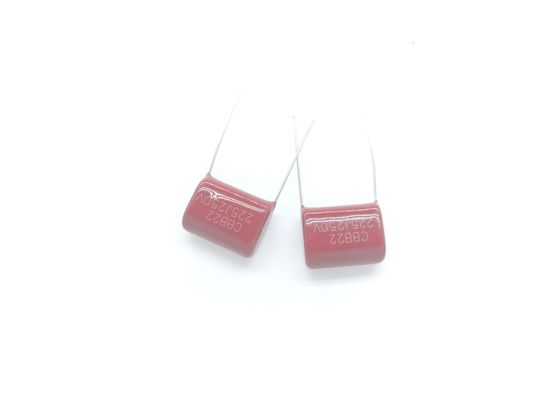 درجه حرارت فلز شده پلی پروپیلن فیلم خازن 50V-1000V از طریق حفره نصب