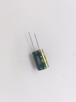 فرکانس آلومینیوم الکترولیتیک خازن 0.1UF ~ 10000UF -40.C به 105.C 3000 ساعت طول عمر