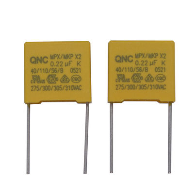 خازن ایمنی شعاعی X2 10.1UF 0.47UF1.0UF 2.5 برابر ولتاژ افزایش -40.C تا 85.C محدوده دمای عملیاتی
