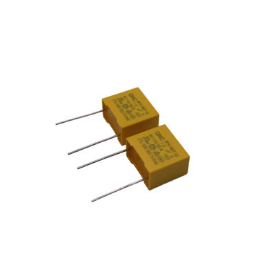 1600VAC قدرت دی الکتریک X2 خازن ایمنی ولتاژ تشدید نامی 2.5x برای فرکانس های 50/60Hz