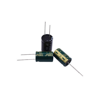 مقاومت آلومینیوم الکترولیتیک تهویه دهنده برای دستگاه های الکترونیکی 25V3300UF