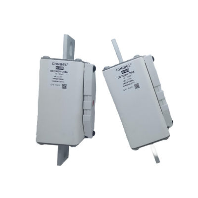 فيوز ولتاژ بالا بریده شده از پورسلین 160~400A 120kA 1500Vdc AR کلاس CE گواهینامه