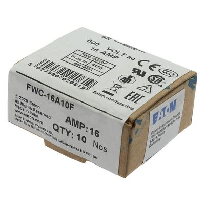 قابلیت دوچرخه سواری و عملکرد عالی فیوز کریمیک ایتون بوسمن 10 X 38 میلی متر فیوز فرول FWC-16A10F