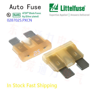 فیوز کوچک تیغه اتومبیل Littelfuse 2A Grey قسمت شماره 0287002.PXCN