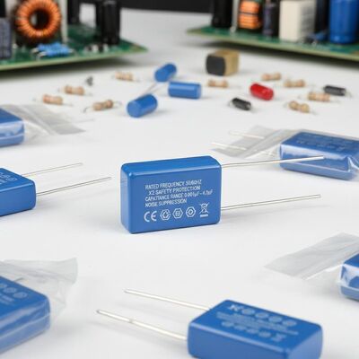 فرکانس نامی 50 60 هرتز X2 حفاظت از ایمنی تهویه دهنده محدوده ظرفیت 0 001uF 4 7uF قطعات الکتریکی برای برنامه های سرکوب سر و صدا